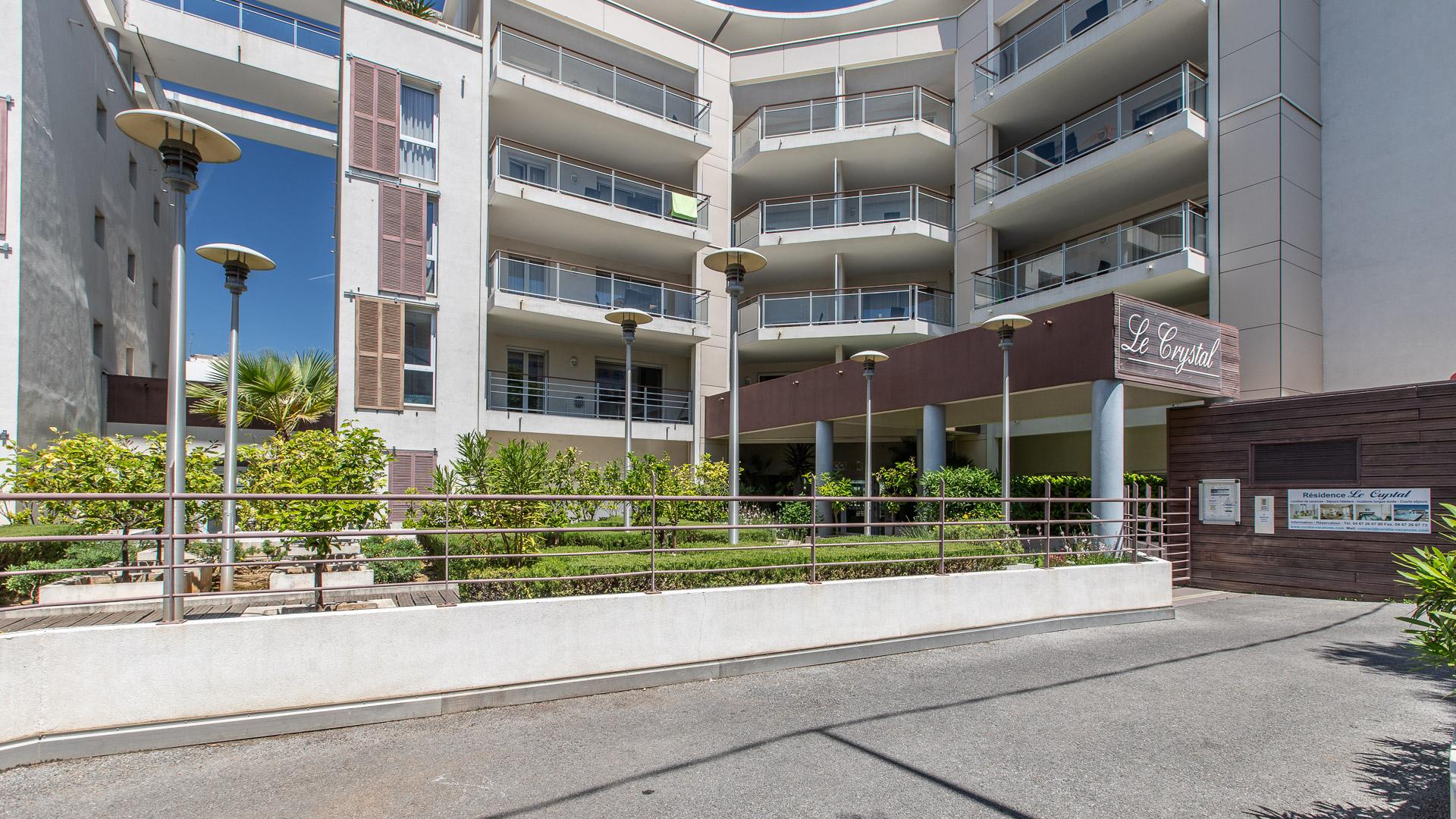 Vacanceole - Residence Le Crystal Cagnes-sur-Mer Ngoại thất bức ảnh